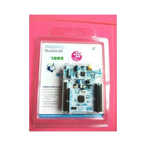 NUCLEO-F411RE Development Boards & Kits - ARM Nucleo board, ARM 32b, STM32F411RET6 MCU, 100MHz,connectivity/OSHW for UNO R3