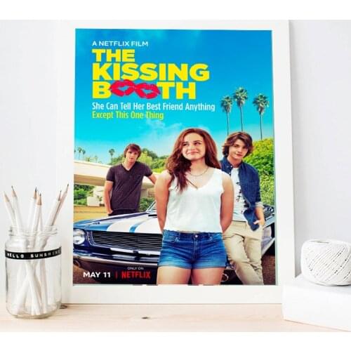 Tv Poster The Kissing Booth Movie Hot Film Art Wall Fabric Print And Poster Modern Canvas Painting Home Decor Picture Unframed