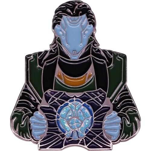 Sale Cute Sci-fi Movies Enamel Pin Cosmic Hero Brooch Metal Lapel Pin Loki Badge Backpack Decor Movie Fan Jewelry Gifts 2021