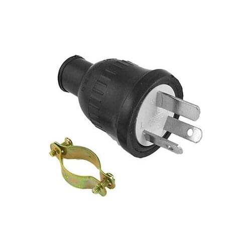 AU Plug AC 250V 10A Power Adapter Connector Head Black