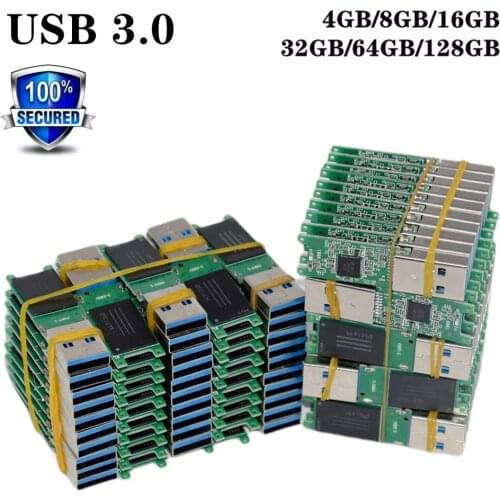 USB flash disk semi-finished products wholesale 4GB 8GB 16GB 32GB 64GB 128GB USB 3.0 Waterproof Short USB disk package