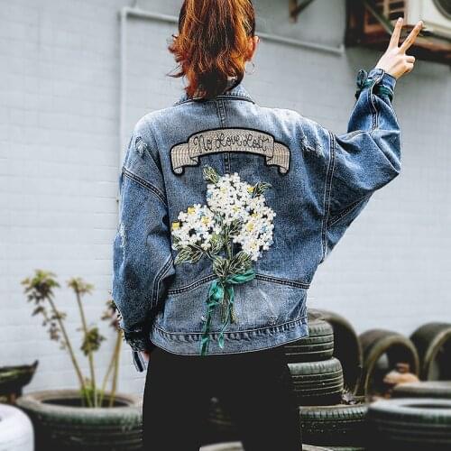 VIMMORE Womens Denim Jackets