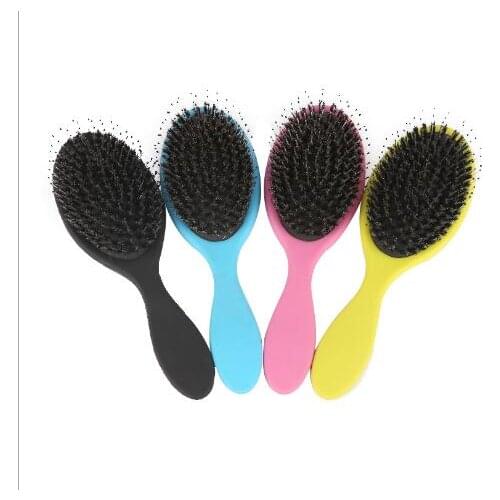 Pig hair Airbag massage hair comb hair salon special shape hair combs