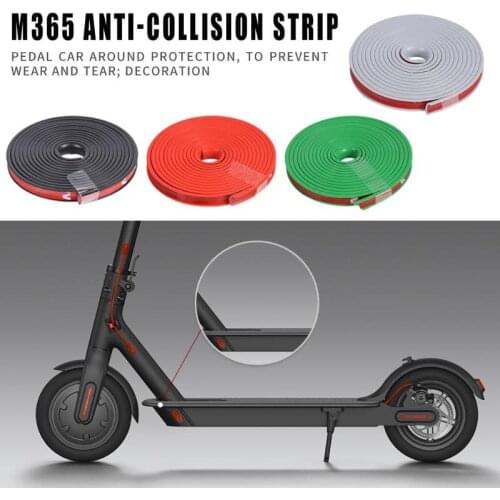 Scooter Anti-collision Protection Strip For Xiaomi Mijia M365 Skateboard Body Bumper Scratchproof Scratch Resistant Strip