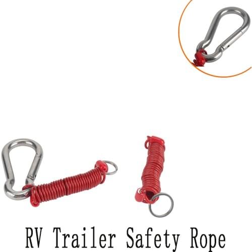 1.5 Metre Trailer Breakaway Cable Durable Anti-Lost Auto Cable Safety Cable for Car Truck Motorclcle Bike RV Safety Rope