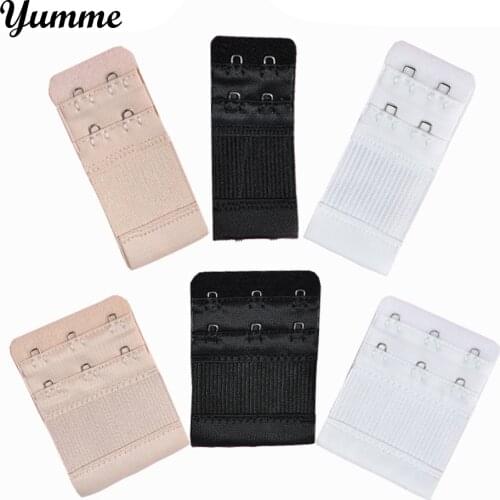 6PCS Bra Extension Strap Extenders For Women Adjustable Belt Buckle Nylon Elastic Bra Extension Strap Hook Clip Expander #BL2