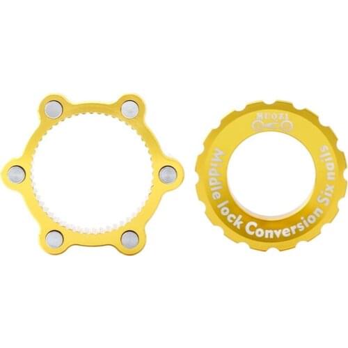 Adapter Center Lock Conversion 6 Hole Brake Disc Center Lock 6 Bolt Bicycle Boost Hubs Conversion Kit Rear Hub Adapter