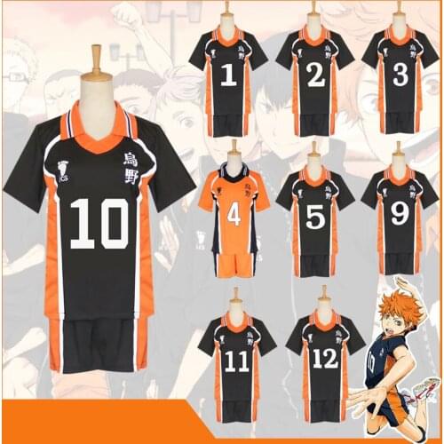 Anime Comic Haikyuu!! Cosplay Costumes Karasuno High School Cosplay Costume Gym Suits Sports Clothes Suits sportswear