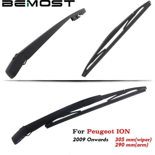 BEMOST Auto Car Rear Wiper Arm Blade Soft Natural Rubber For Peugeot ION 305MM 2009 2010 2011 2012 2013 2014 2015 2016 2017 2018