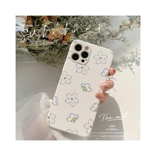 Phone case mobile shell for iphone11 XR XS 7/8/SE 2020 11pro Xs 7p/8plus X/Xs 12 12pro/max 12mini ins small fresh flowers