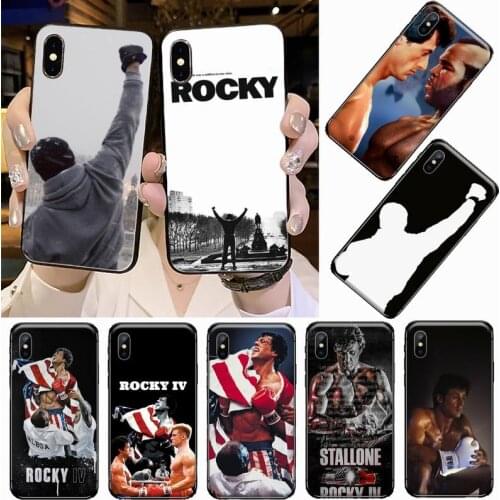 Rocky Balboa actor Boxer Rocky movie Phone Case for iPhone 11 12 pro XS MAX 8 7 6 6S Plus X 5S SE 2020 XR protective funda