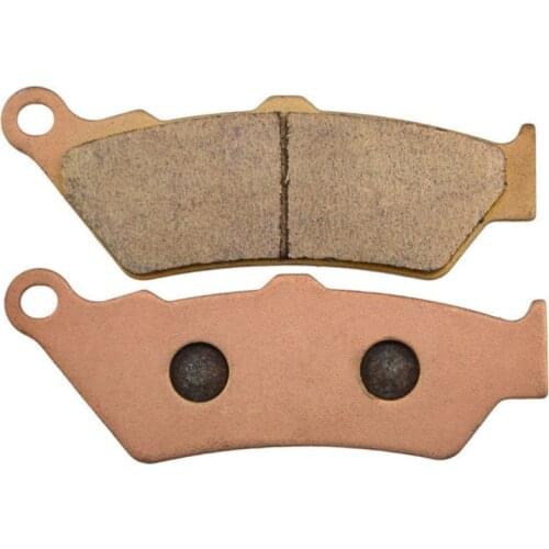 Motorcycle Parts Copper Based Sintered Brake Pads For HONDA NX650 NX 650 V/W/X Dominator 1997-2002 Front Motor Brake Disk #FA209