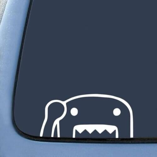 Domo peeking monster Vinyl Decal Sticker Window Car Truck Drift JDM Funny