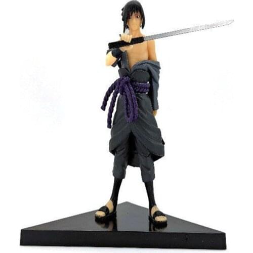 18cm Naruto Shippuden Uchiha Sasuke Action Figure Anime GK Model Figure Q Ver. PVC Statue Collectible Gifts Brinquedos Juguetes