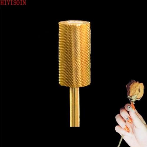 HIVISOIN -5PCS- Carbide nail grinding head-Large Barrel Bit - 60010070