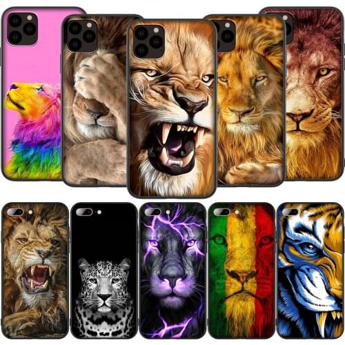 Lavaza K83 Lion Alpha Male Silicone Soft Case for iPhone 12 Mini 11 Pro XS Max XR X 8 7 6 6S Plus 5 5S SE 2020
