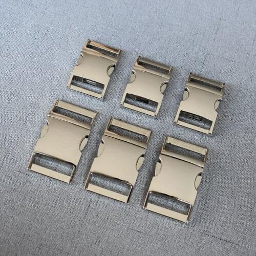 LOGO 20 Pcs 20 mm/25 mm Laser engraving DIY Backpack Buckles Dog Collar Webbing Quick Release Metal Buckle Safety Clasp Outdoor