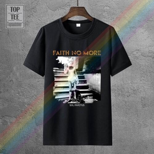Faith No More Sol Invictus Mens Black T Shirt Mike Patton Superhero Mr. Bungle