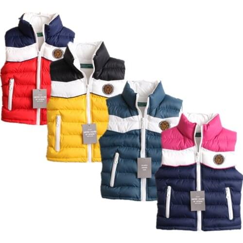 New Children Clothing Spring Fall Winter kids Thick Casual Vests Muti-colors Patchwork Children Boys Girls FashionWaistcoat