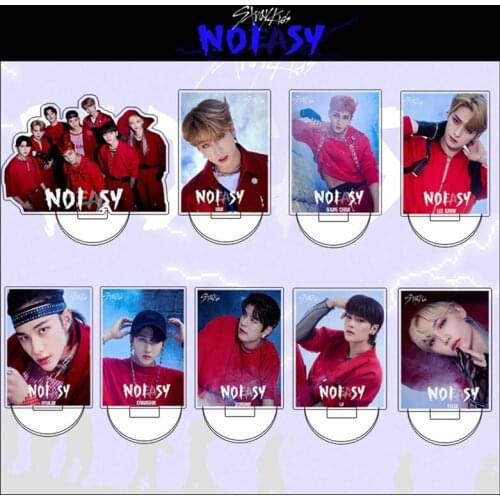 2021 Kpop STRAY KIDS New Album NO EASY Acrylic Stand Model Plate Desktop Display Plate For Fans Collection Gift Stationery Set