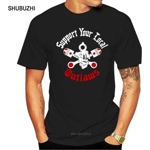Outlaws Mc Sylo Logo Support Your Local New T Shirt All Size #az $ T Shirt Gift More Size And Colors