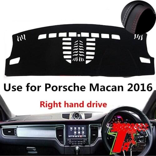 TAIJS Factory Simple Anti Dust Leather Car Dashboard Cover For Porsche Macan 2016 Right hand drive