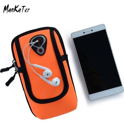ManKaTer Universal Arm Band Case For Samsung Galaxy Note 8 S8 S7 Edge For iPhone XS XR 8 Plus Sports Run Bag Mobile phone bag