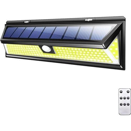 Waterproof COB LED Solar Lamp Motion Sensor Solar Energy Lights Outdoor Security Lighting for Porch/Garden/Street/Wall Light