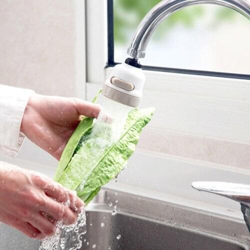 360 Degree Rotatable Spray Head Tap Durable Faucet Filter Nozzle 3 Modes Kitchen Tap Nozzle Filter Faucet