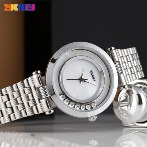 Ladies Watches SKMEI Top Luxury Brand Watch Women Watch Gold Creative Rhinestone Elegant Quartz Womens Wristwatches Waterproof