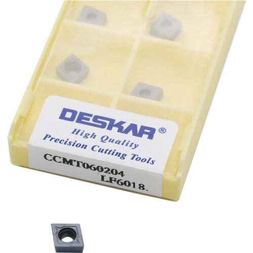 200pcs CCMT060204 CCMT09T304 LF6018 Turning Tool Insert CNC Carbide Inserts For stainless steel
