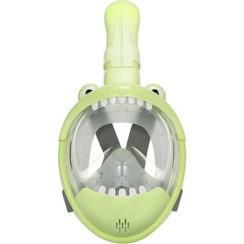 2020 folding snorkeling mask childrens anti-fog swimming goggles silicone diving equipment set