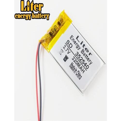 3.7v li-ion Tablet polymer battery 320MAH Good Quality OEM 352540