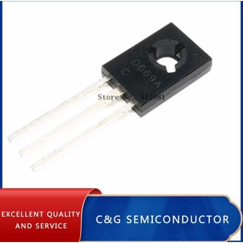 50pcs 2SD669A TO-126F 2SD669 D669A D669 TO-126