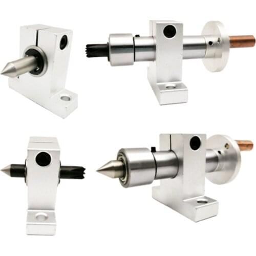 Bead Lathe Accessories, Lathe Fixed Tailstock, Woodworking Lathe Center Rotary Thimble, DIY Plum Blossom Thimble Tailstock