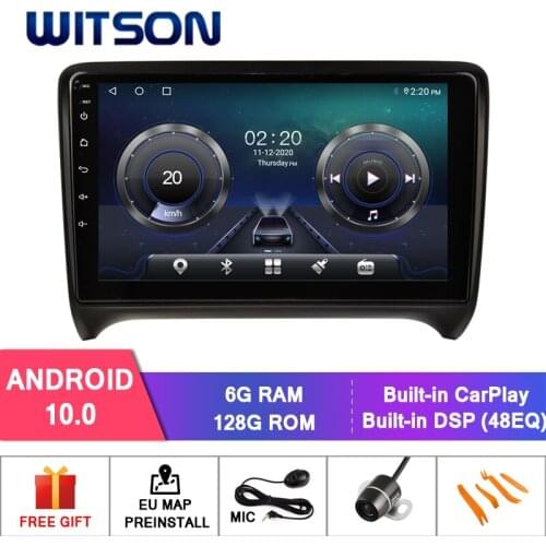 WITSON Android 11 CAR DVD SYSTEM for AUDI TT 2006 2007 2008 2009 2010 2011-2014 Carplay Android Auto Car Radio Multimedia Player