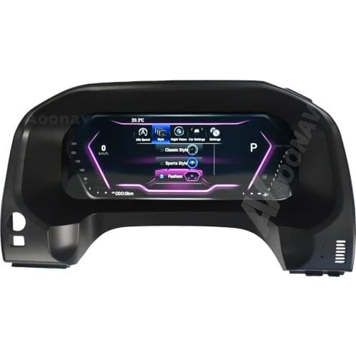 Car LCD Meter screen GPS navigation For Toyota Land Crruiser Prado 2010-2020 car radio multimedia player instrument dashboard