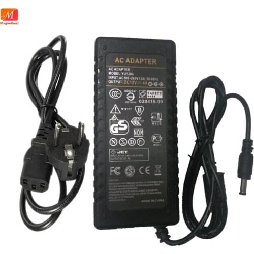 DC 12V 4A Power Supply AC DC Adapter for LCD Controller Board Driver v56 v59 3463A 3663 48W Monitor Charger