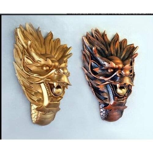 Large 52CM mural wall resin leading stereoscopic study the living room decoration and creative personality retro Anima statue