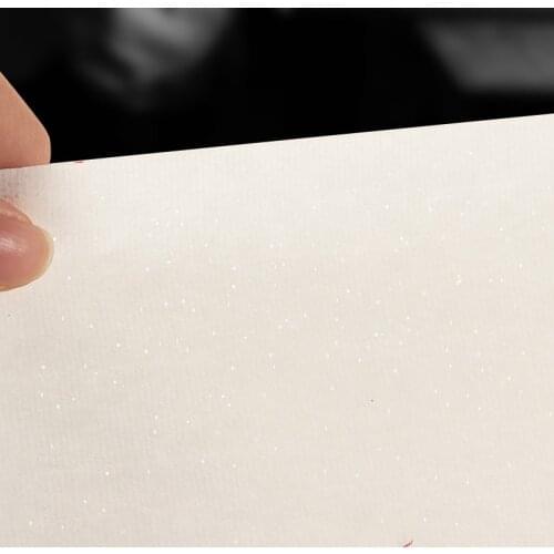 50 Sheets Ink Writing Practical Mica Ripe Paper Rice Paper Xuan Paper for Chinese Calligraphy Beginners Painting Craft Supply