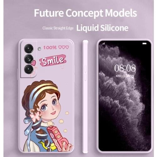 Sweet Girl Phone Case For Samsung Galaxy S21 S20 FE S10 Note 20 10 Ultra Plus A72 A52 A42 A32 A71 A51 A41 A31 A21S Cover