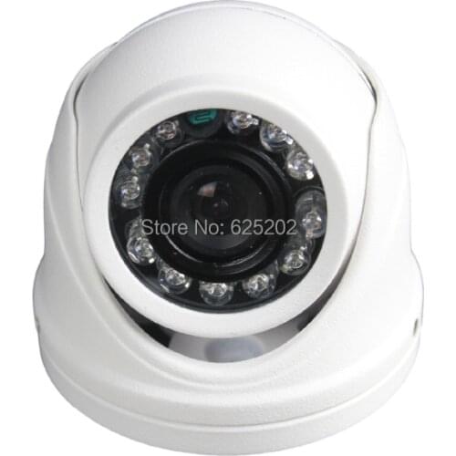 Small Security CCTV Dome Camera LED IR for Taxi and Car