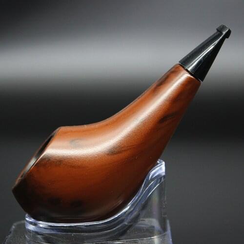 1pc Classic Style Beautiful Carve Patterns Wood Resin Tobacco Smoking Pipes Best Gift with box