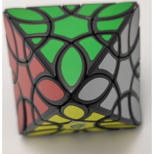 Lanlan Clover Octahedron Black Cubo Magico