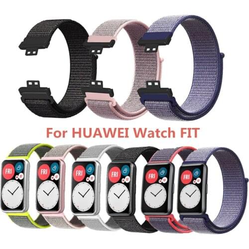 Nylon Watch Loop Band Strap for Huawei Watch FIT Smart Watch Replacement Wrist band for Huawei watch Fit strap Correa