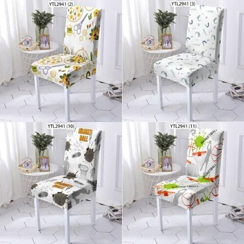 Flowers and fruits dining chairs Computer armchair Armchair Folding chair Chair cushion chair covers office chair seat covers