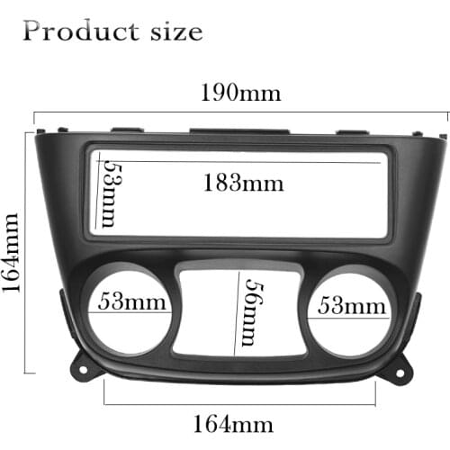 SurroundIing Frame 1Din for NISSAN Almera N16 Sentra 2001-2006 Radio Fascias DVD Stereo Panel Dash Fascia Install Trim Kit Face