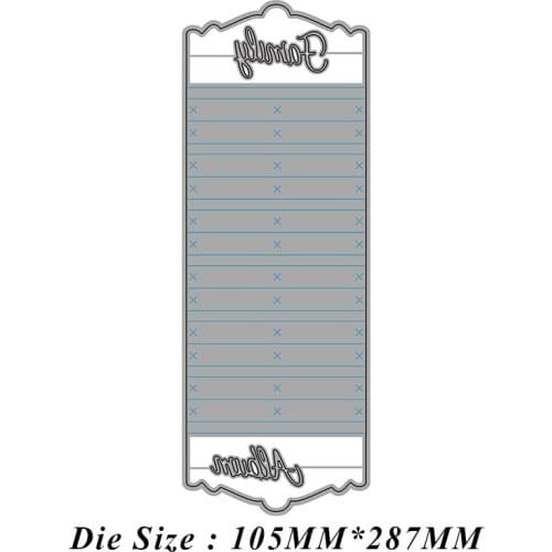 Christmas Cut Die Large Album Page Paste Book Metal Cutting Dies Diy Molds Scrapbooking Paper Making Die Cuts Crafts