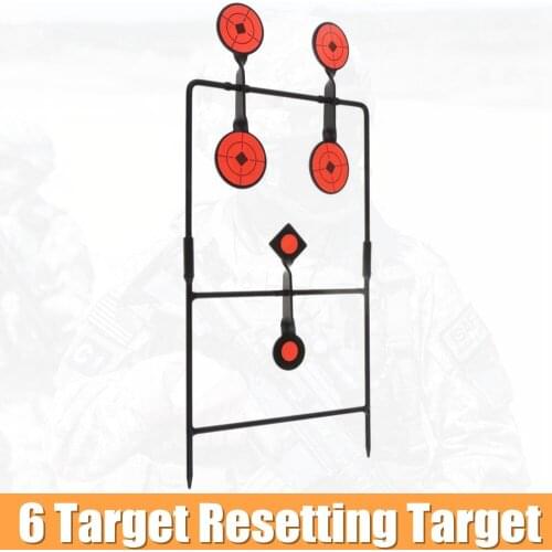 Self Resetting Metal Target Set Spinning Air Gun Shooting Target For Hunting Shooting Training Accessories