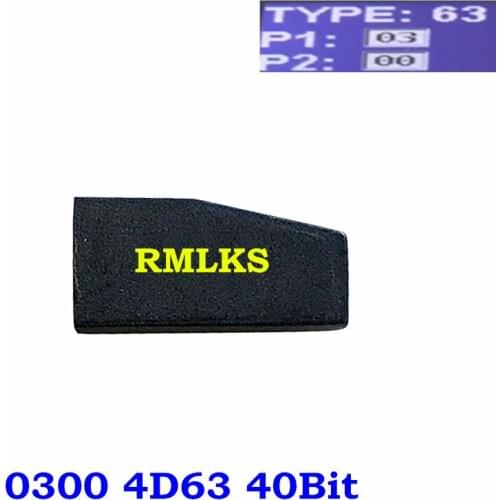 4D63 ID83 Transponder Blank Chip Key fit for Ford For Mazda Car Key Blank Chip ID4D63 40Bit 4D63 80Bit Chip 0300 0380